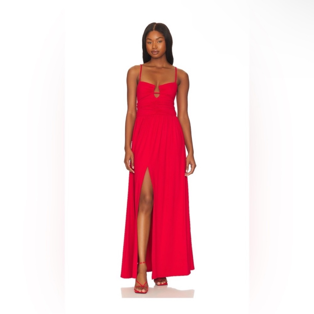 Susana Monaco Red Maxi Dress